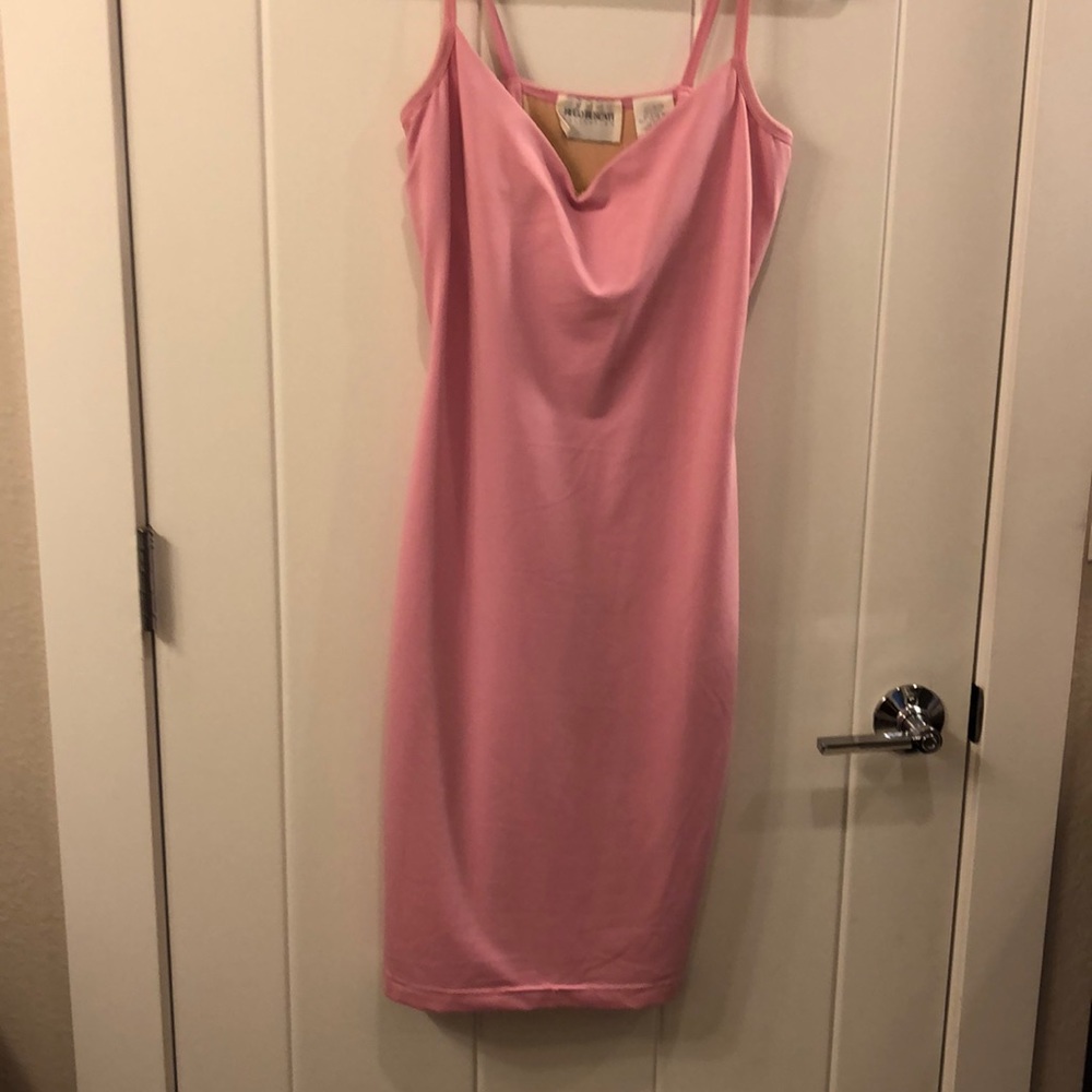 A pink dress